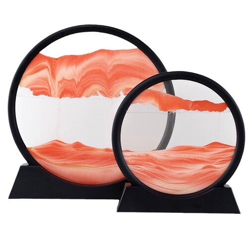 Modern simple glass quicksand painting living room desktop ornaments home decorations gifts gifts crafts wholesale