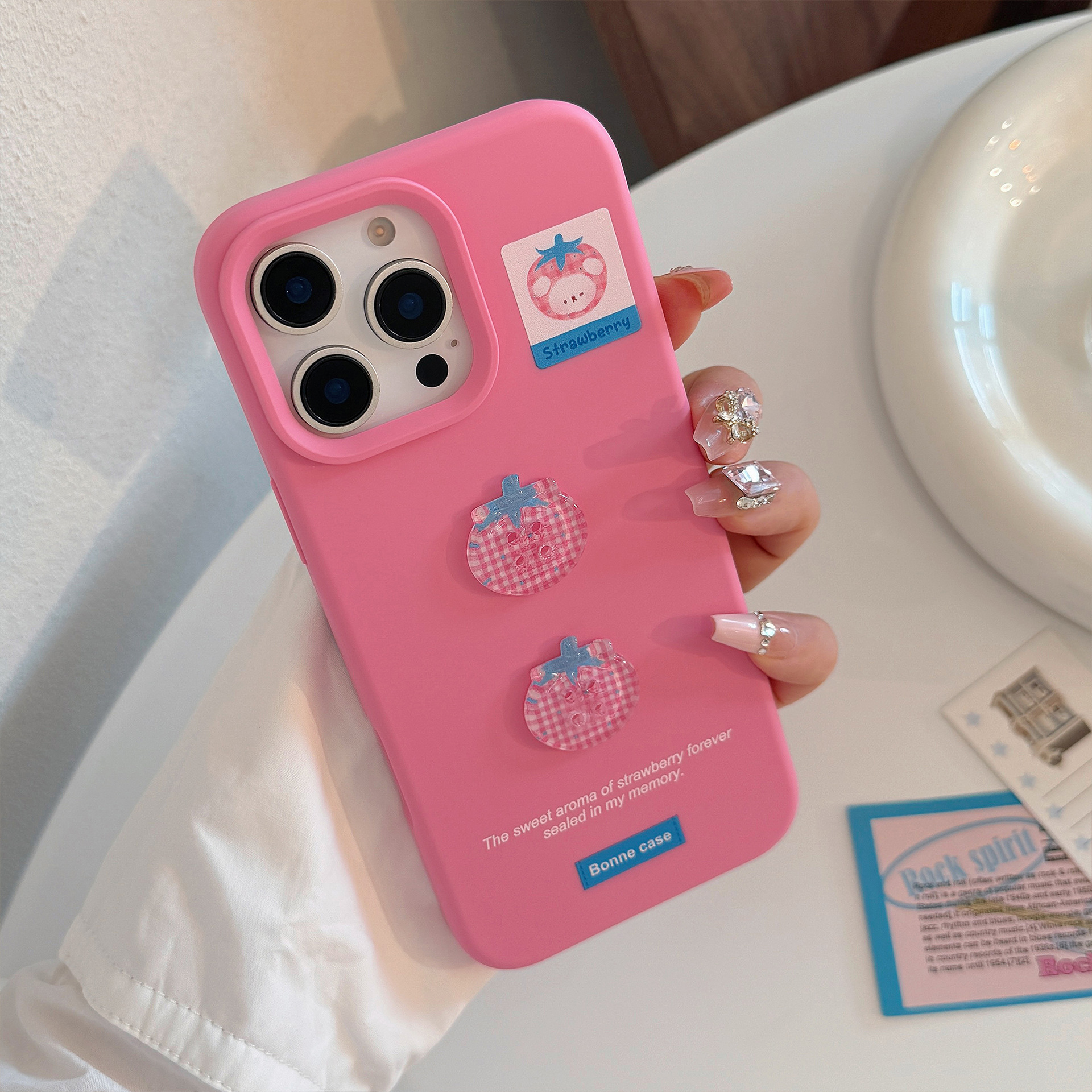 Funda de silicona suave para iPhone 16, compatible con iPhone 15 Pro Max, diseño de tomate tridimensional, para iPhone 14, 13, 17