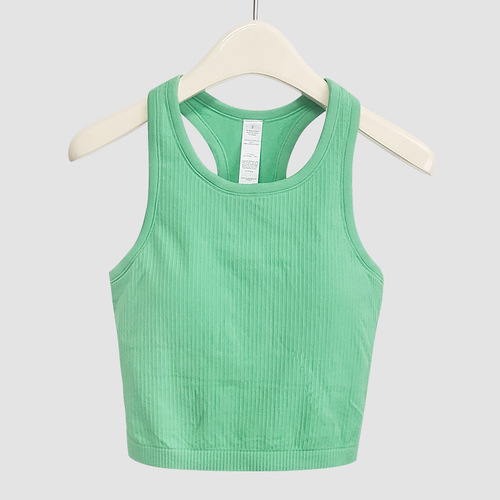New color EBB yoga top with chest pad breathable quick-drying running sports ulu factory fitness clothing vest