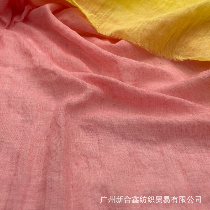 Floral Crinkle Fabric, Spring and Summer Fashion Fabric, Two-Tone Faux Linen Fabric, Sun-Protective Shirt and Dress Fabric, Yamamoto Pants Fabric Floral Crinkle Fabric, Spring and Summer Fashion Fabric, Two-Tone Faux Linen Fabric, Sun-Protective Shirt and Dress Fabric, Yamamoto Pants Fabric