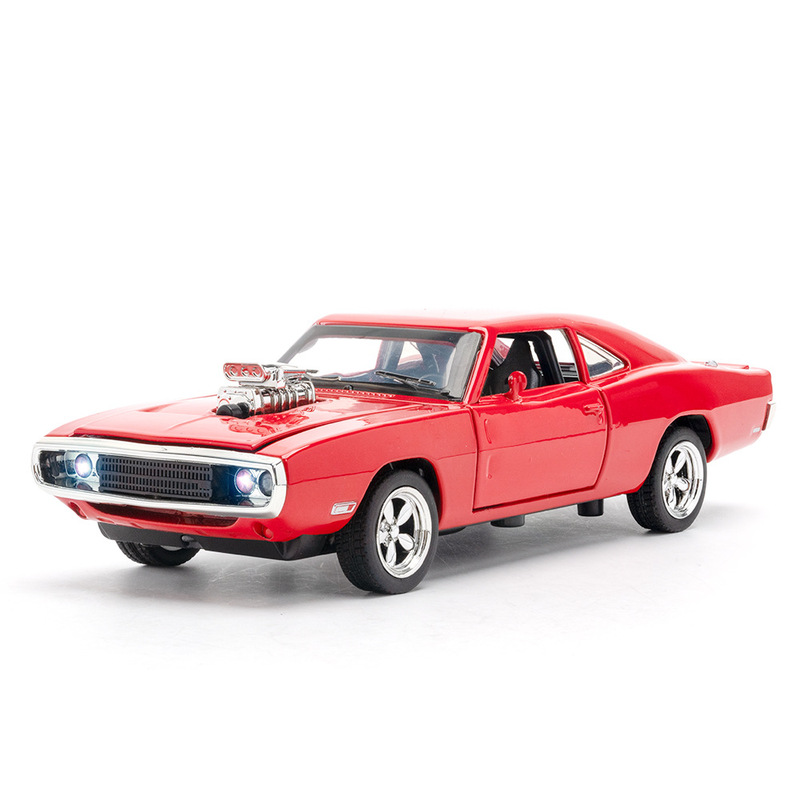 -(Bulk) Speed and Furious Dodge Warhorse Muscle Car Model 132 Hot Selling Car Model Alloy Toy Simulation