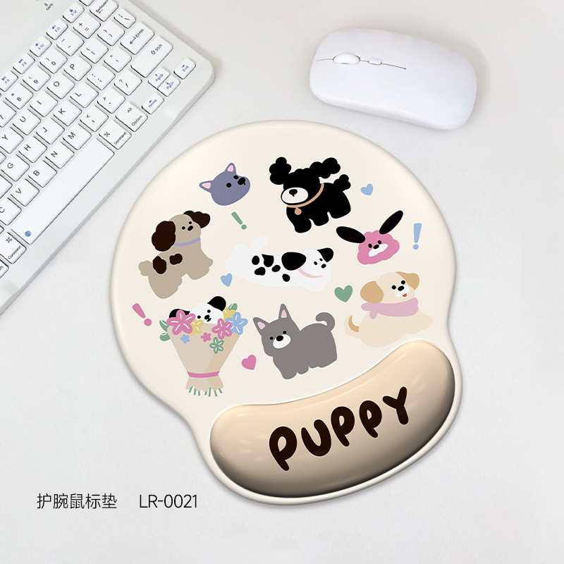 귀여운 강아지 [손목 마우스 패드]