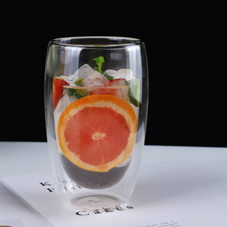 Caneca de vidro borossilicato de parede dupla copo de café_voghion.com