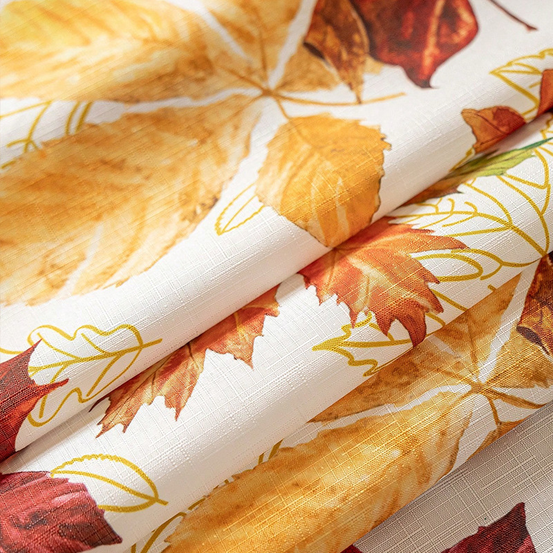 American Maple Printed Tablecloth impermeable a prueba de aceite atmósfera decoración rectangular cubierta de mesa de té al por mayor