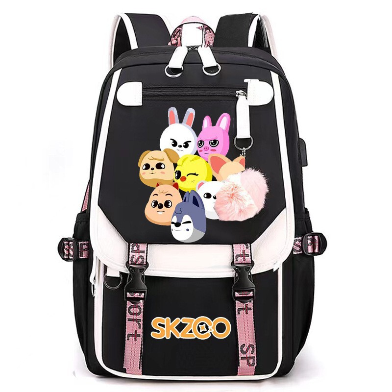 New Travel Bag, Sports Bag, Student Bag, Backpack, USB Charging Bag, Stray Kids Large Capacity Bag New Travel Bag, Sports Bag, Student Bag, Backpack, USB Charging Bag, Stray Kids Large Capacity Bag