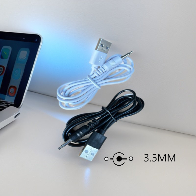 USB to 3.5mm Solid Mono Power Cord Sex Toy Adult Toy Wireless Vibrator Charging Cable