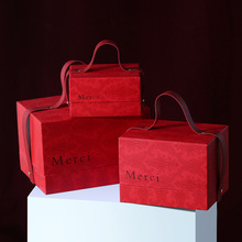 小红书爆款复古轻奢手提礼盒结婚送伴娘伴郎伴手礼礼盒喜糖盒子