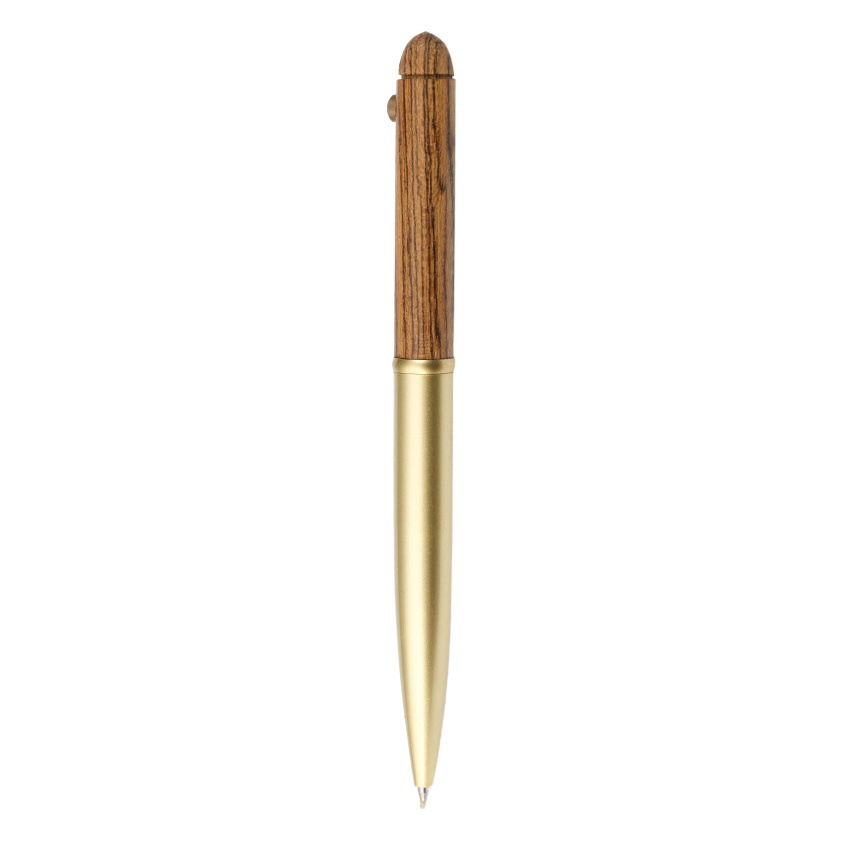 Spot brass sandalwood signature pen business signature high-end ball pen retro black gift