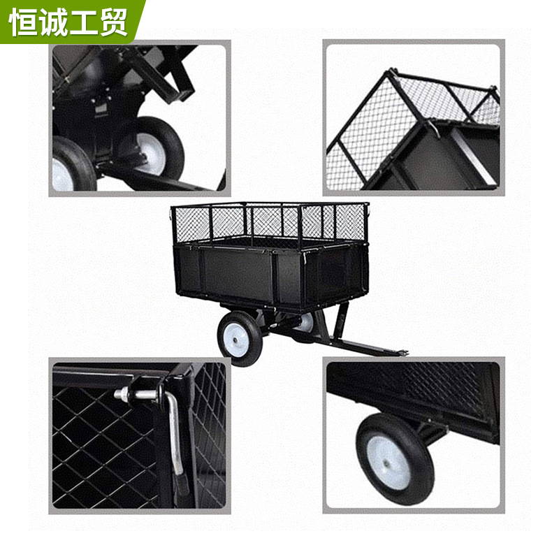 Gran camión de transporte camión de red jardín herramientas de granja camión de transporte de césped remolque de mano camión remolque agrícola