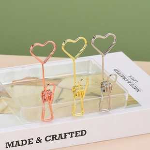 Menu Holder Bakery Metal Price Tag Billboard Table Card Holder Restaurant Menu Dish Price Tag Display Board