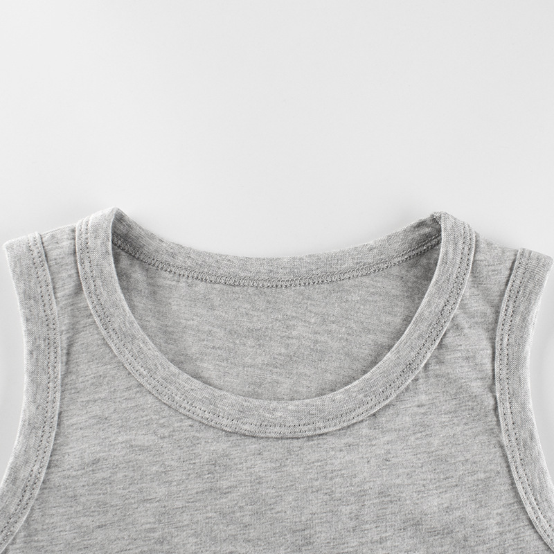 27 niños nueva ropa de verano para niños Chaleco de los niños de dibujos animados oso ropa de bebé niño tiktok vivir suministro de primera mano