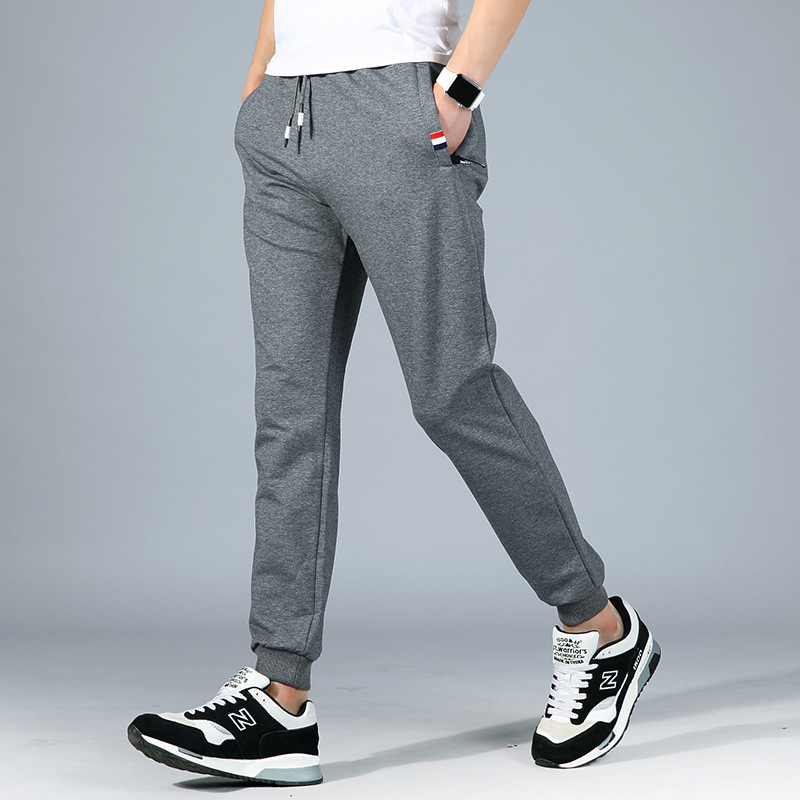 Pantalones Casuales Harem Nueve Cuartos de Algodón para Hombre image 1