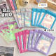 Laser color self-sealing bag jewelry cosmetic packaging Bag Magic color plastic sealed bag nail art packaging bag wholesale