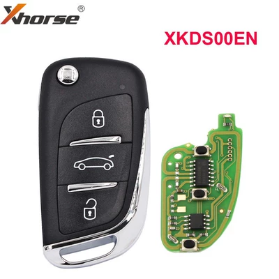 XHORSE VVDI XKDS00EN Remote Control 3-Button Car Key Overseas Version (Car Keys) - xkds00en