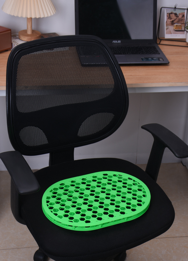 Car Cushion Thickened Car Cushion Summer Cool Breathable Ventilated Butt Cushion Office Sedentary Chair Cushion Chair