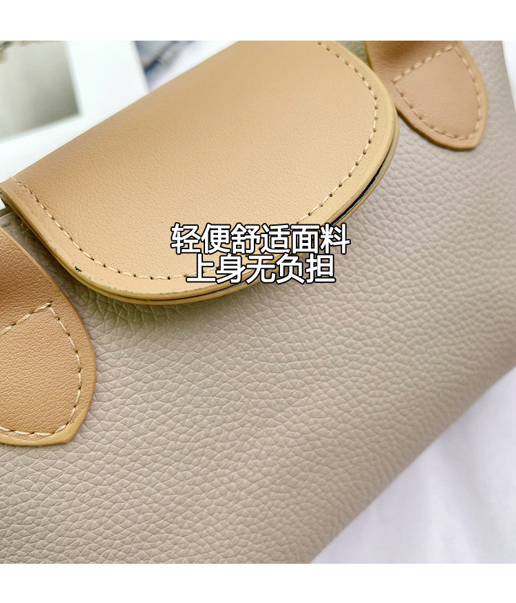 The new 2024 autumn/winter collection of handbags featuring a niche soft skin dumpling bag, color-blocking and patchwork single-shoulder bag, crossbody bag and commuter women's bag undefined