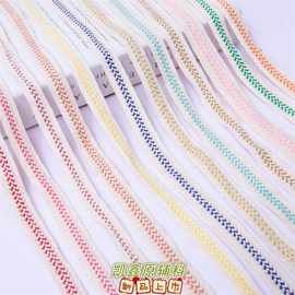 厂家现货1.5cm纯棉辫子绳织带辅料批发金丝提花编织带扁绳花边DIY