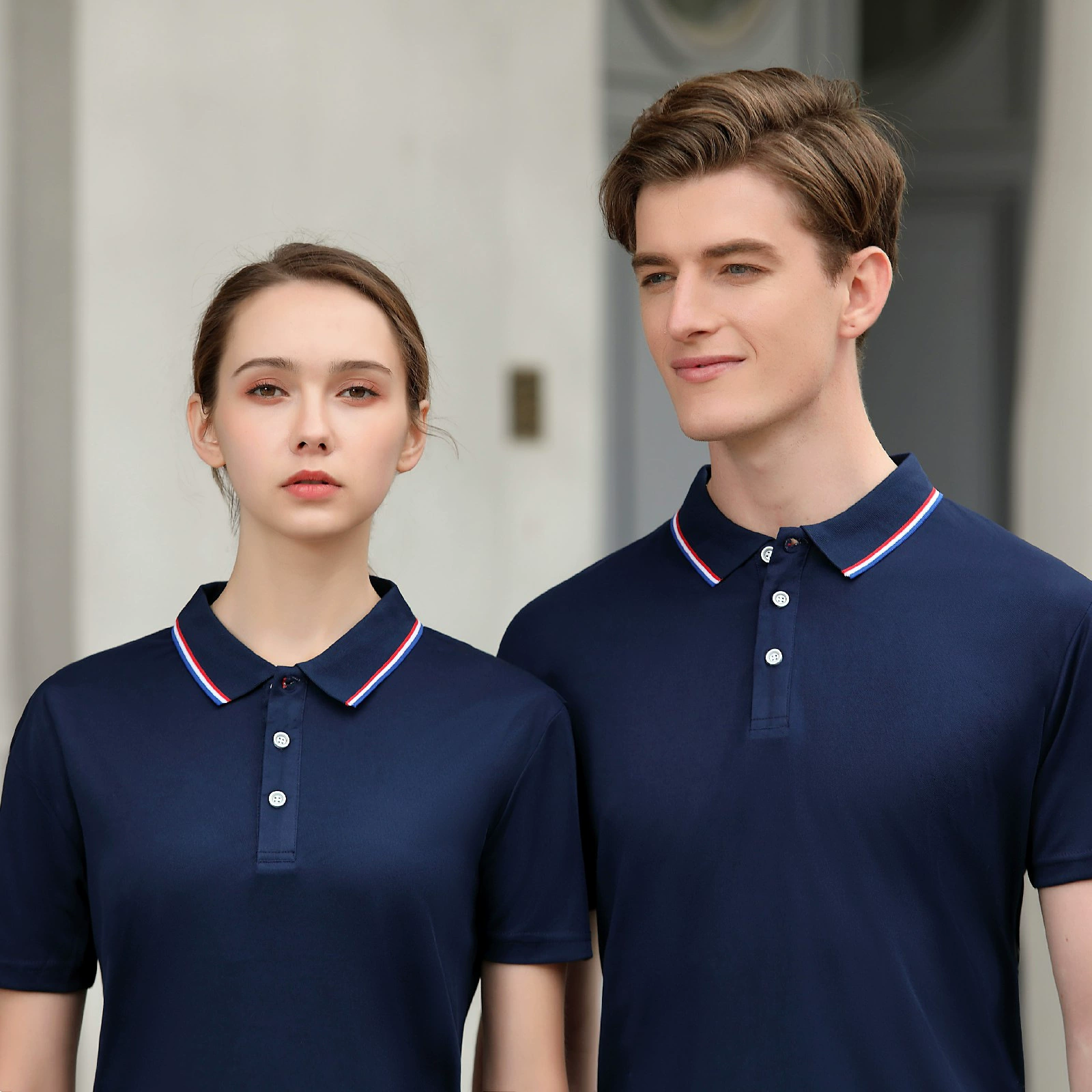 Летняя рабочая одежда Рубашка поло с принтом логотипа лацкан с коротким рукавом Футболка оптом рабочая одежда рубашка корпоративной культуры Печать с вышивкой