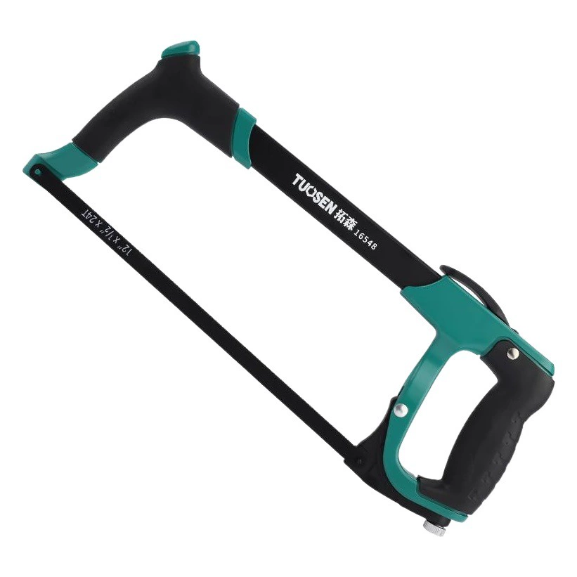 Аппаратные средства Tuosen Регулируемый пильный лук ручная рама для ножовки 8-12 дюймов Нескользящая подвижная Регулируемая пильный лук Ножовка по ножовке