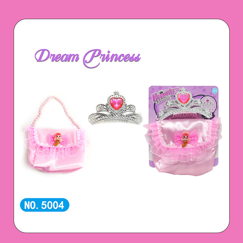 Fashionable trend bag, children's realistic family jewelry, set, toy, accessory, graduation party, dress up 4