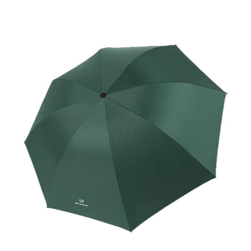 Paraguas automático UV Paraguas plegable Sensación avanzada Paraguas para hombres y mujeres Paraguas de protección solar Paraguas de sol con logotipo de impresión Paraguas de negocios Paraguas publicitario