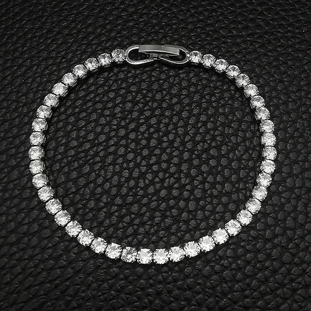 Hip Hop Tennis Armband Handstück Mehrfarbiges Zirkon Armband Damen Volldiamant Nicht verblassend S5787_voghion.com