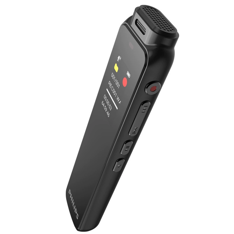 Голосовой диктофон Philips VTR5010 Professional HD для долгой конференции и обучения, шумоподавление