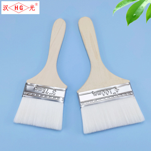 Water brush manufacturer wholesale water-based paint special brush latex paint wood wax oil soft-bristle brush water-based wool brush barbecue