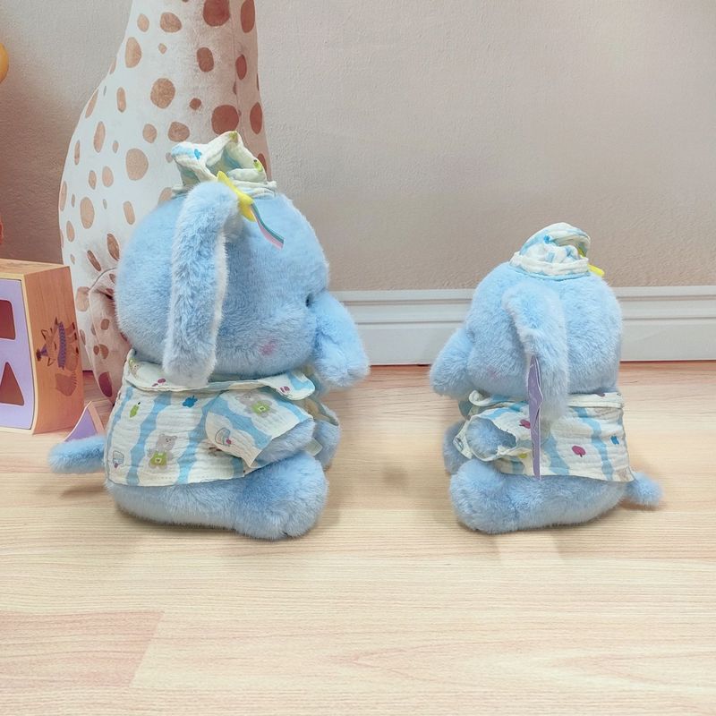 象皮兔吉吉小象毛绒玩具陪伴安抚睡衣小象抱枕公仔布娃娃儿童玩具|undefined
