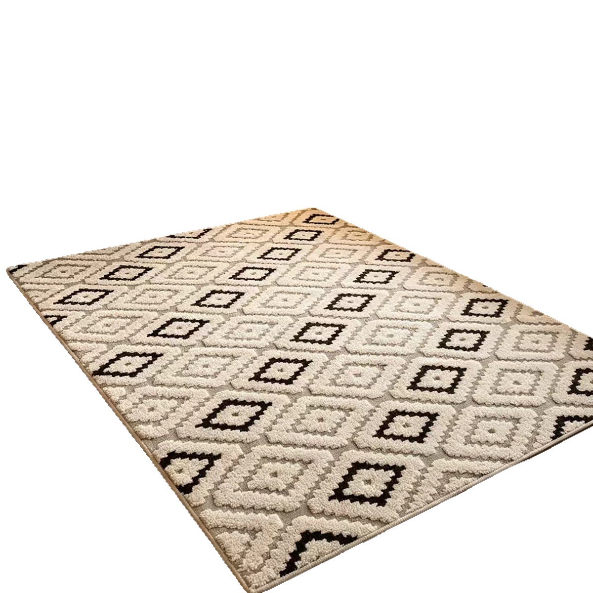 Nórdico simple alfombra jacquard alfombra doméstica suave alfombra de sala de estar sofá alfombra de mesa de té alfombra de cama alfombra comercio exterior al por mayor