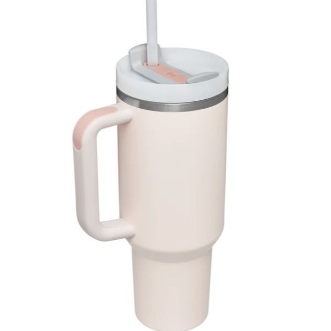 Vaso Térmico Stanley de Segunda Generación de 40 oz, Vaso para Auto de Gran Capacidad con Asa, Vaso con Pajita, Vaso Aislado, en Existencia para Dropshipping