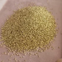 Золотые бусины из золотого кунжута, ультра-маленькие бусины, восковая нить, плетеная веревка, аксессуары, чистое золото, обычное золото без инкрустации других