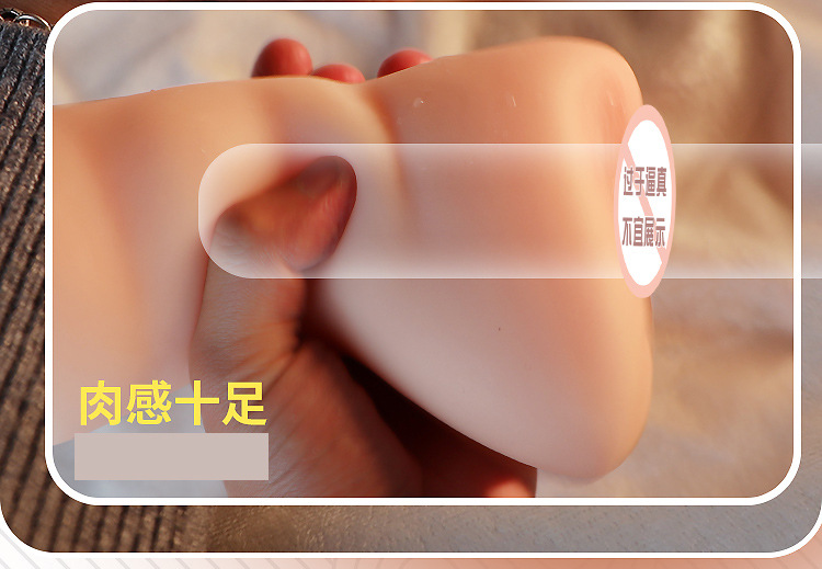 Male Masturbator Cup Double-Hole TPE Realistic Stroker Manual Adult Toy — detail image 7