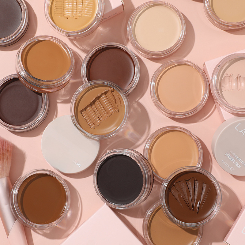 Cross-border LACHAVA Concealer Pockmarks Dark Circles Durable No-card Powder Concealer Plate 15 Color Concealer Foundation