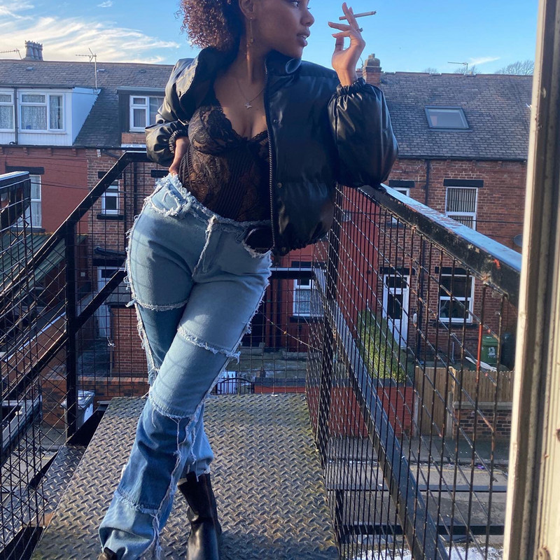 Damenbekleidung neuer Herbst- und Winter-Leder-Baumwollmantel mit Stehkragen, Lederjacke, warmer Kurzbrotmantel für Damen_voghion.com