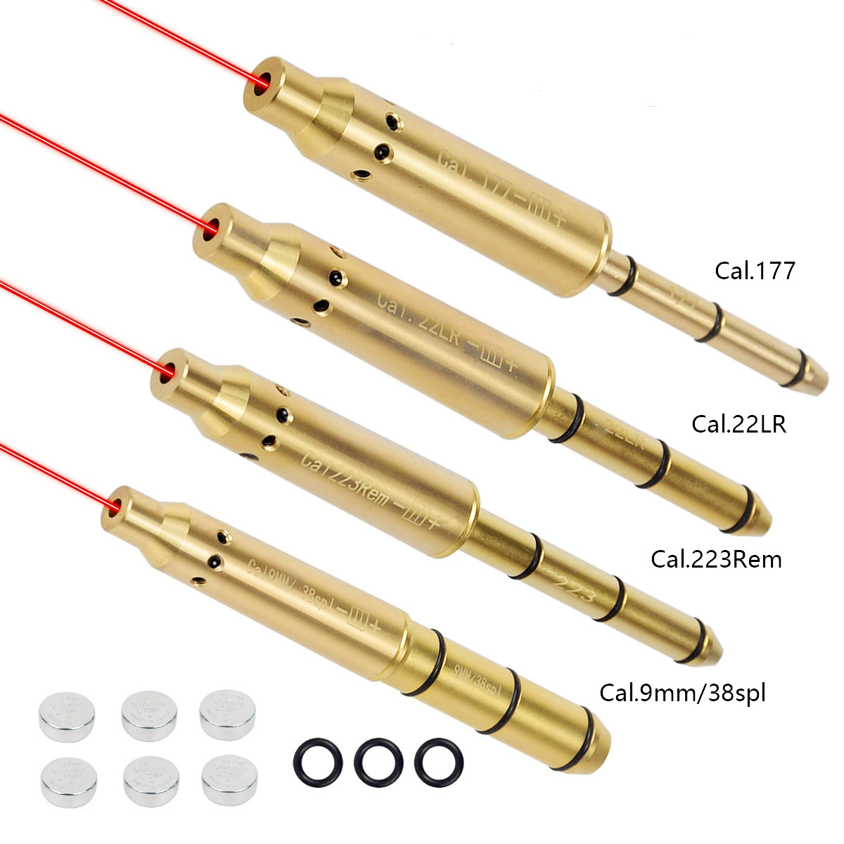 Медь CAL.22LR .177 223Rem .45ACP корректор Инфракрасный лазерный локатор Zero 9mm