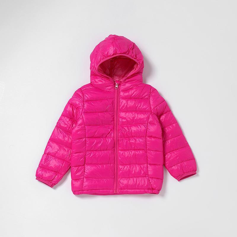 Chaqueta de plumón ligera y corta para niños mayores, estilo 2025, abrigo de plumón para otoño e invierno, ropa exterior para bebés.
