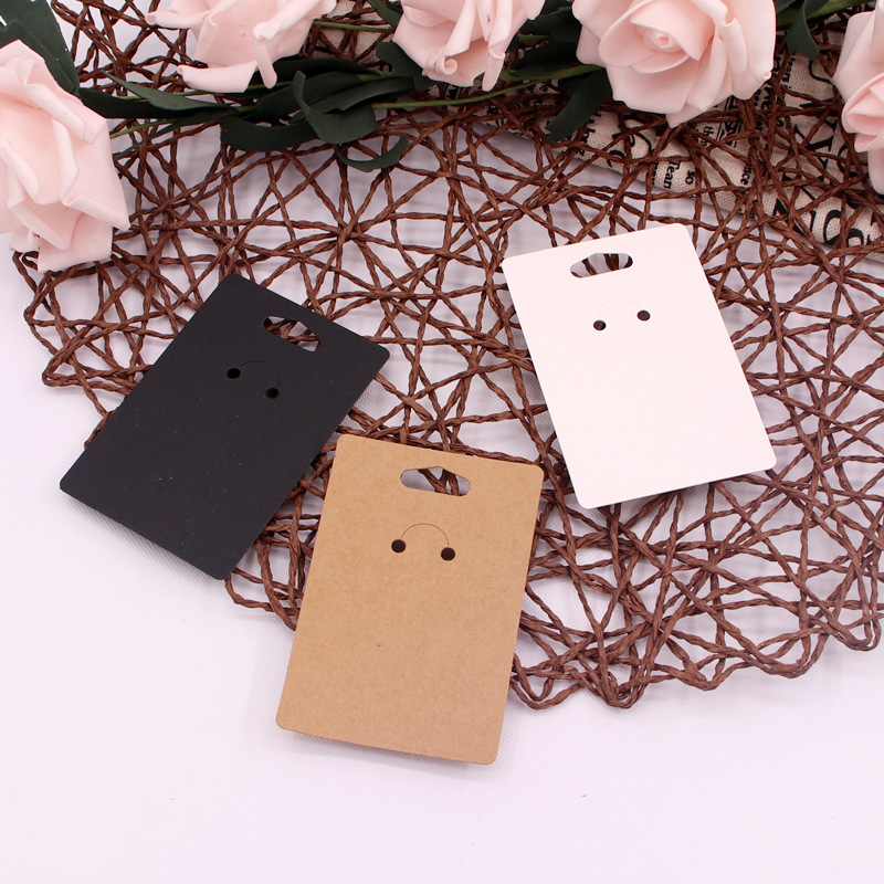 新款流行牛皮纸钥匙扣展示包装卡纸配件简约实用现货批发可做logo