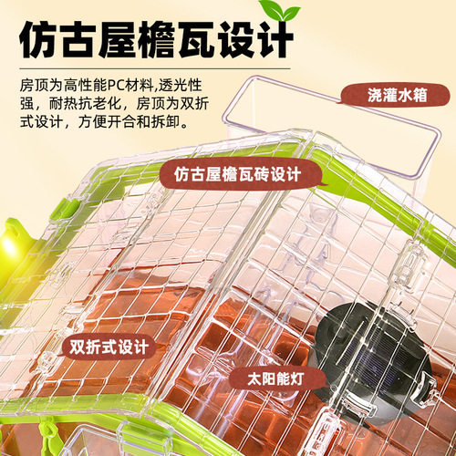 Children's scientific vegetable planting laboratory set planting observation seed germination and growth potted primary school students ecological laboratory