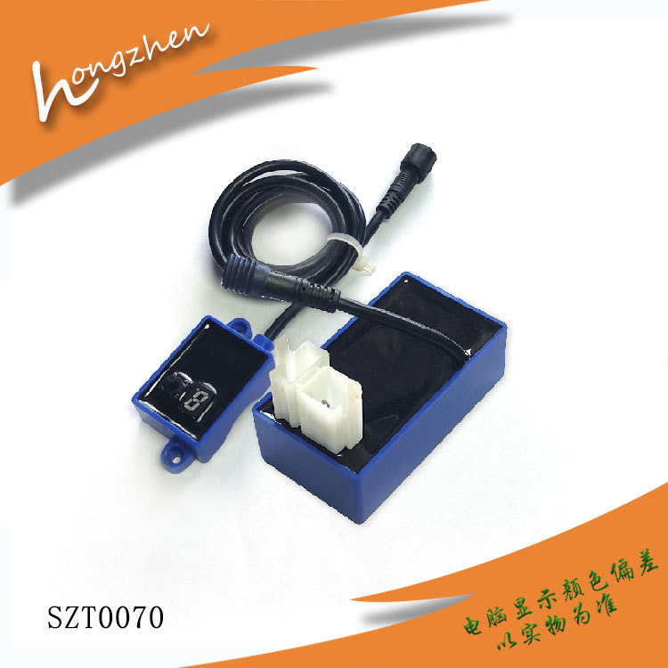 交流AC带引线数字9D可调点火器 适用CG125 AKT125 FT125 RX125