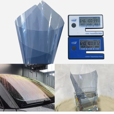 Automotive Film Insulation, High Definition, Anti-Glare Front - purple-light-colorful-film-jp70-2mil