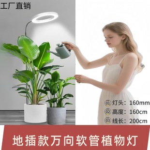 Cross-Border Led Indoor Potted Green Plant Growth Lamp Angel Ring Full Spectrum Flower Plant Fill Light