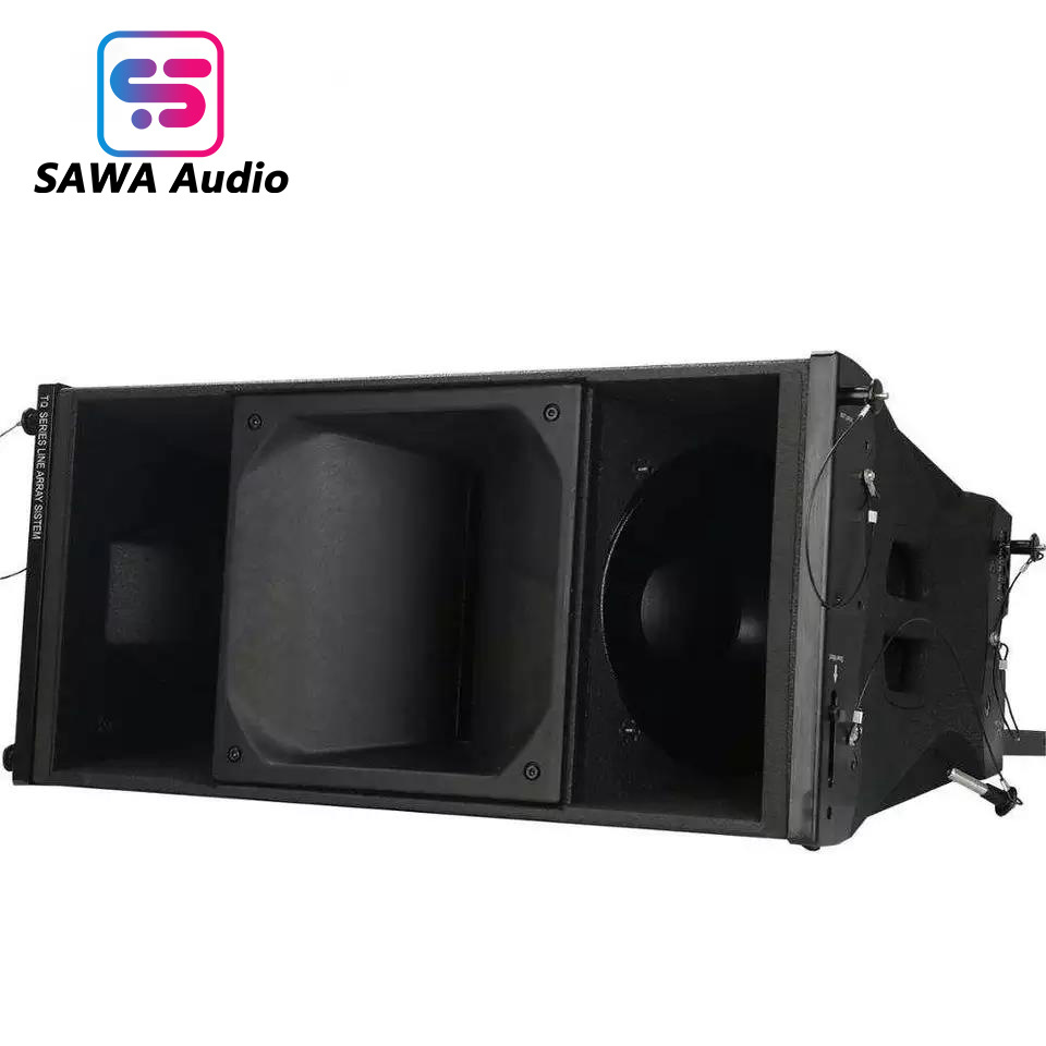 Ventas directas de fábrica doble de 10 pulgadas altavoz de matriz de línea profesional etapa de audio al aire libre rendimiento Bar sala de conferencias Altavoz profesional