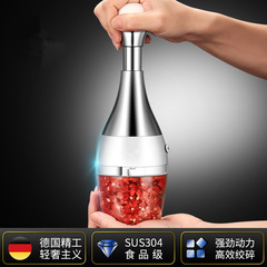 Household garlic artifact, manual garlic masher, garlic bowling ball, small whipping, cutting and pressing garlic masher