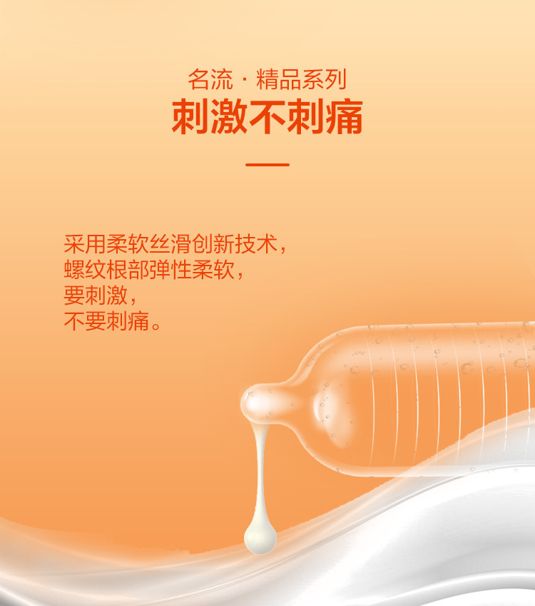 Celebrity Vitality Ribbed Condoms 10-Pack, Ultra-Thin Medium Latex, Three-Dimensional Ribbed — detail image 15