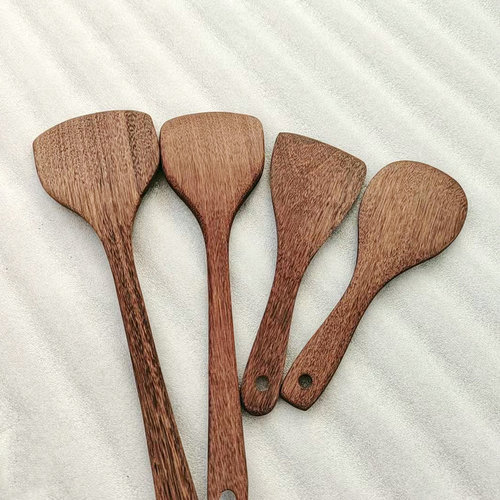 Chicken Wing Wood Spatula Kitchen Home Wooden Ladle Wok Chopping Long Handle Spatula Rice Spoon Wooden Cooking Spatula Home Kitchen Tool Set