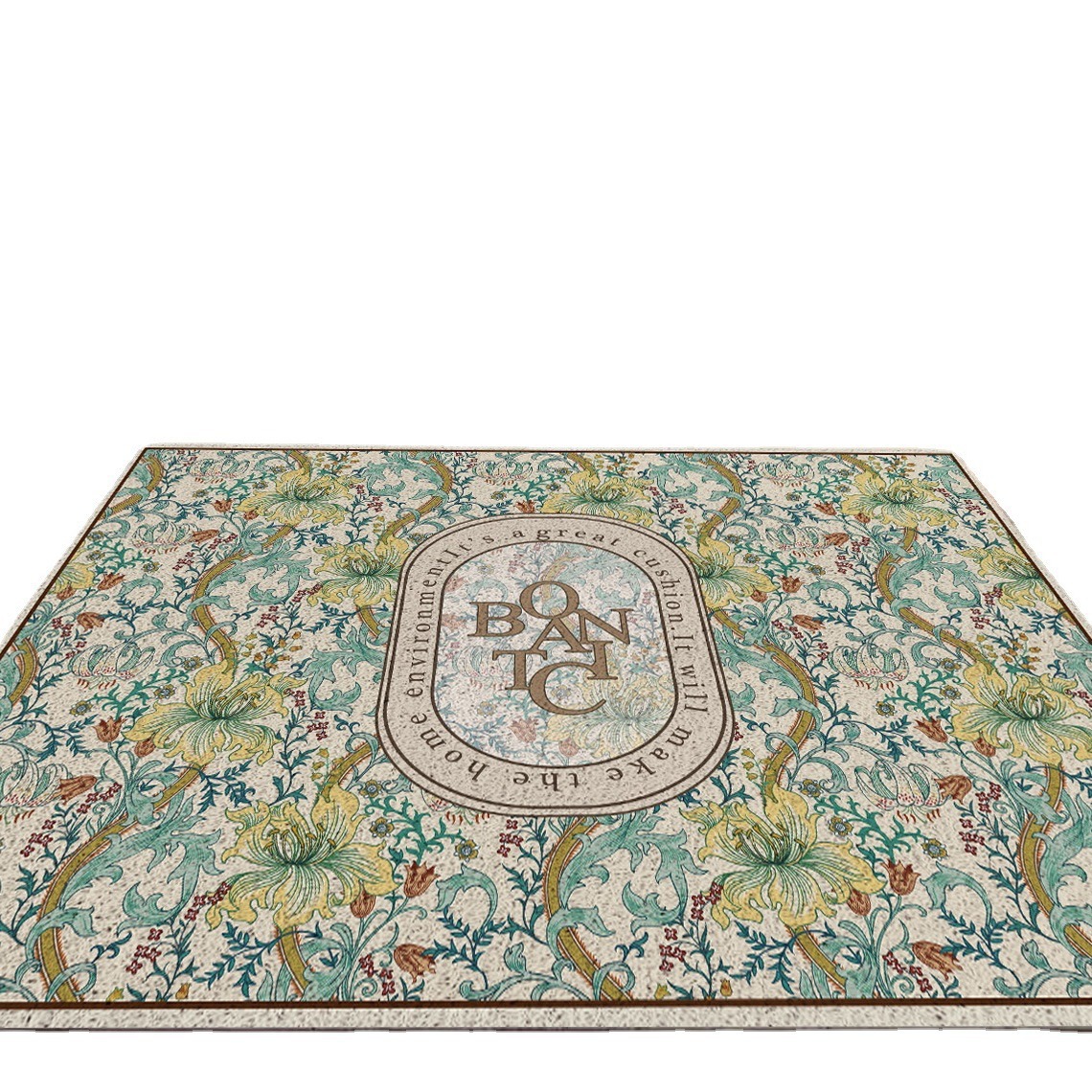 American lujo ligero cortar anillo de seda alfombra puerta raspar barro tierra alfombra antideslizante hogar alfombra de suelo