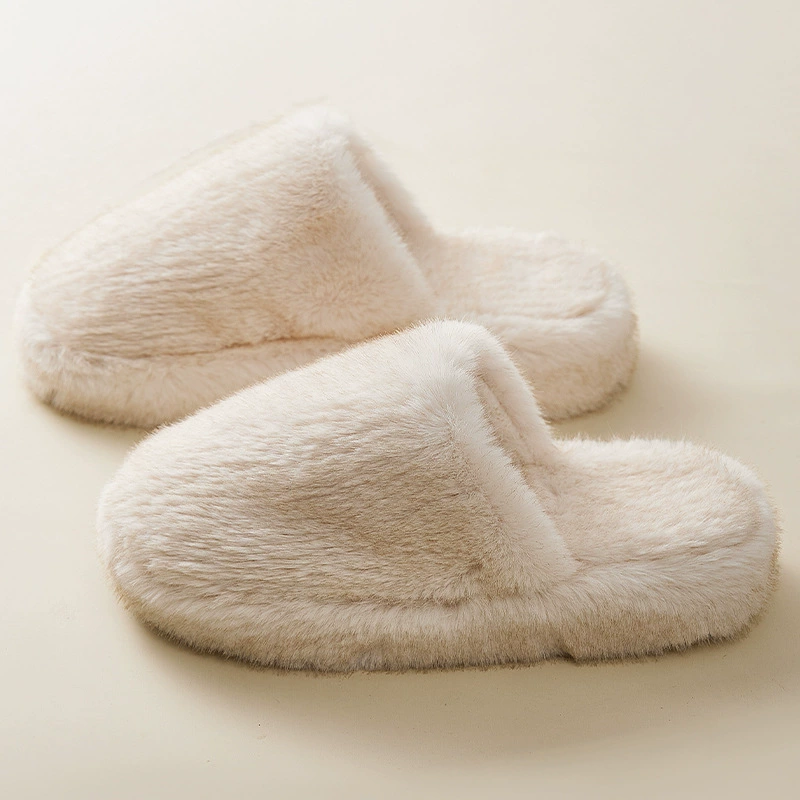 Lejia 2024 зимние шерстяные тапочки женские модные модели большие размеры дома теплые дома