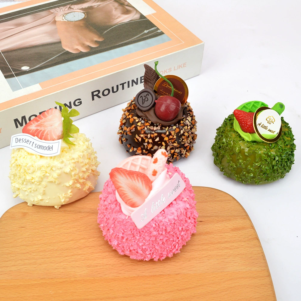 7cm моделирование торт модель арахисового измельченного шоколадного мусса торт слойка для гурманов наклейки на холодильник имитация еды