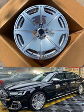 适用奥迪a8l创始人霍希版锻造轮毂18/19/20/寸a6a4a5a3RS改装旋压